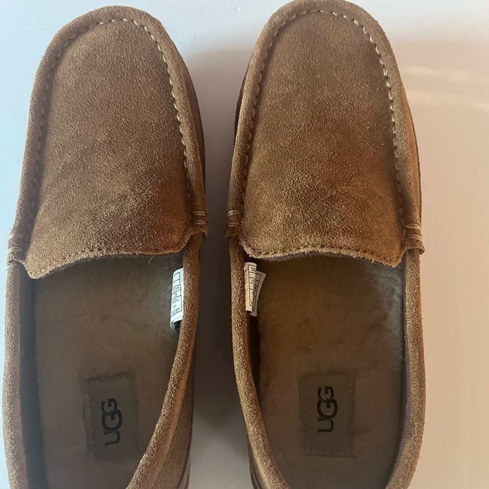 UGG Alder Slip-On Suede Tan Men’s Shoes, Size US 8